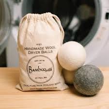 PURE Organic New Zealand Wool Laundry Dryer Balls (Set of 6)